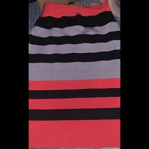 Striped skirt